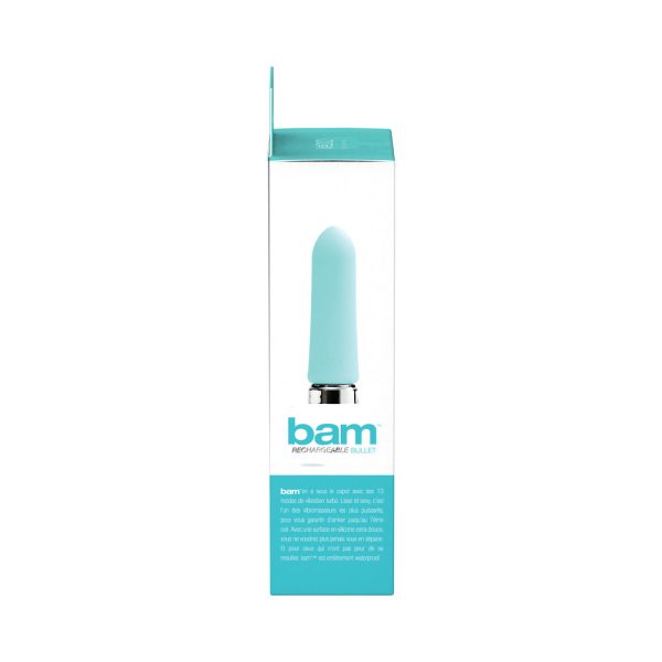 VeDO Bam Rechargeable Bullet - Tease Me Turquoise - Image 5