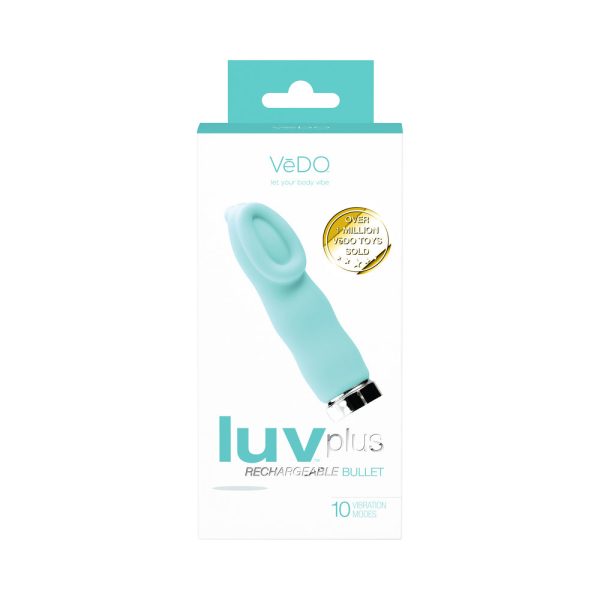 VeDO Luvplus Rechargeable Vibe - Tease Me Turquoise - Image 5