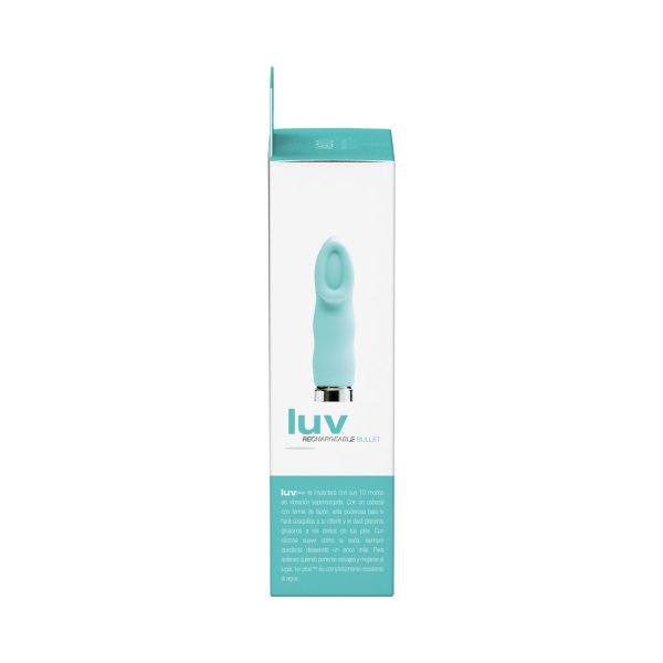 VeDO Luvplus Rechargeable Vibe - Tease Me Turquoise - Image 6