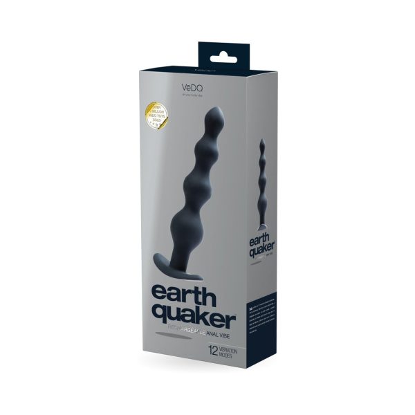 VeDO Earth Quaker Anal Vibe - Just Black - Men''s - Image 5