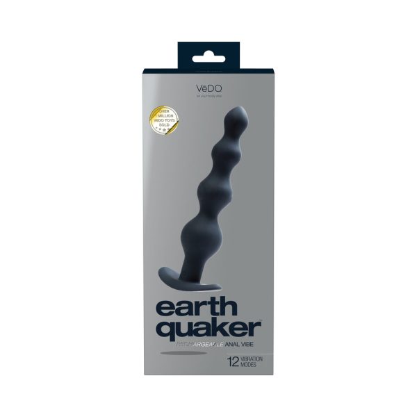 VeDO Earth Quaker Anal Vibe - Just Black - Men''s - Image 6