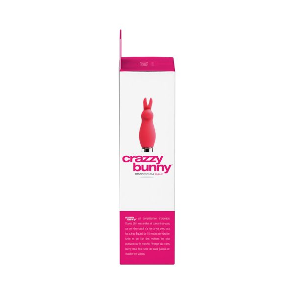 VeDO Crazzy Bunny Rechargeable Mini Vibe - Pretty In Pink - Image 6