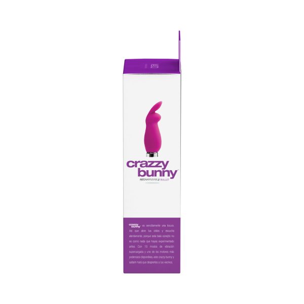 VeDO Crazzy Bunny Rechargeable Mini Vibe - Perfectly Purple - Image 7