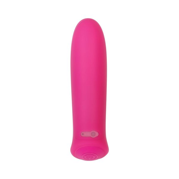 Evolved Pretty in Pink Rechargeable Silicone Bullet Vibrator - Image 5