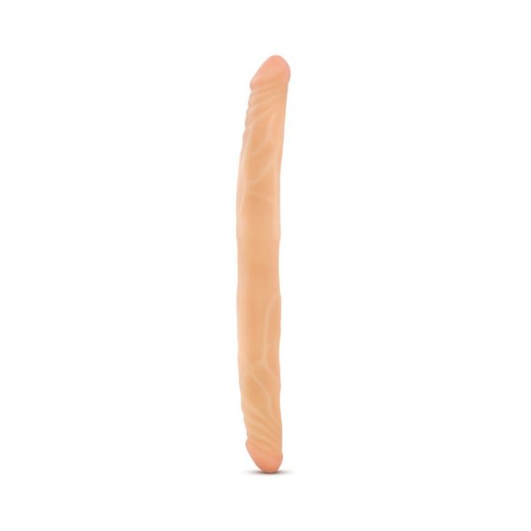 B Yours 14 in. Double Dildo Beige - Image 2