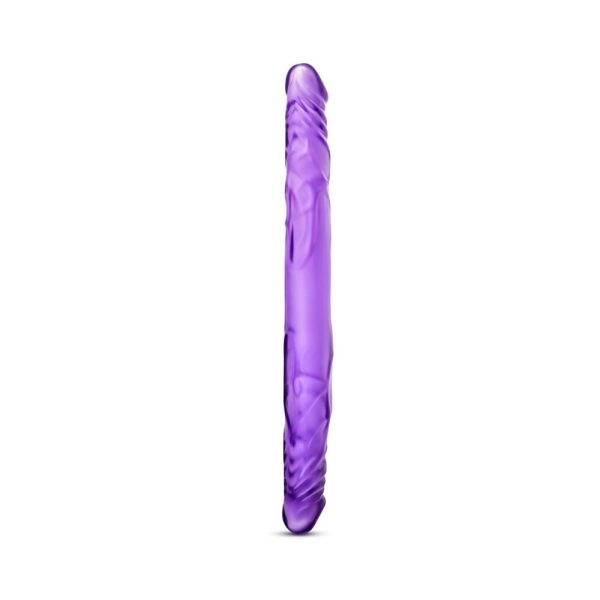 B Yours 14 in. Double Dildo Purple - Image 2