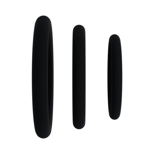 Rock Solid Black Gasket Silicone 3pc Set (.75in,1in,1.25in) - Image 3