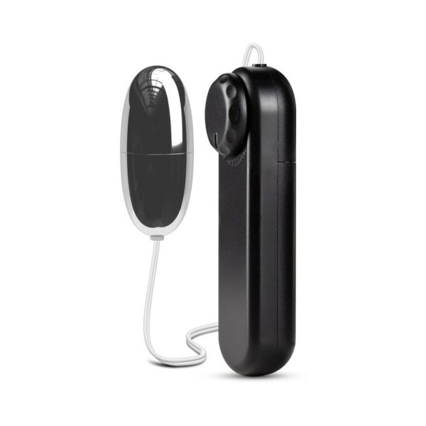 B Yours Silver Power Bullet Remote-Controlled Egg Vibrator Black - Image 3