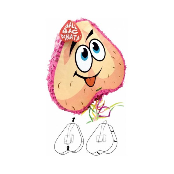 Pink Pecker Bat & Ball Pinata Combo Pack - Image 2