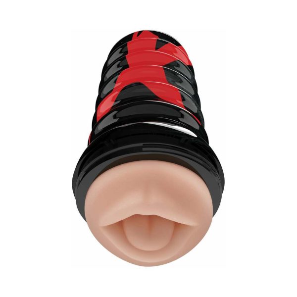 PDX Elite Air Tight Oral Stroker Beige/Black - Image 2