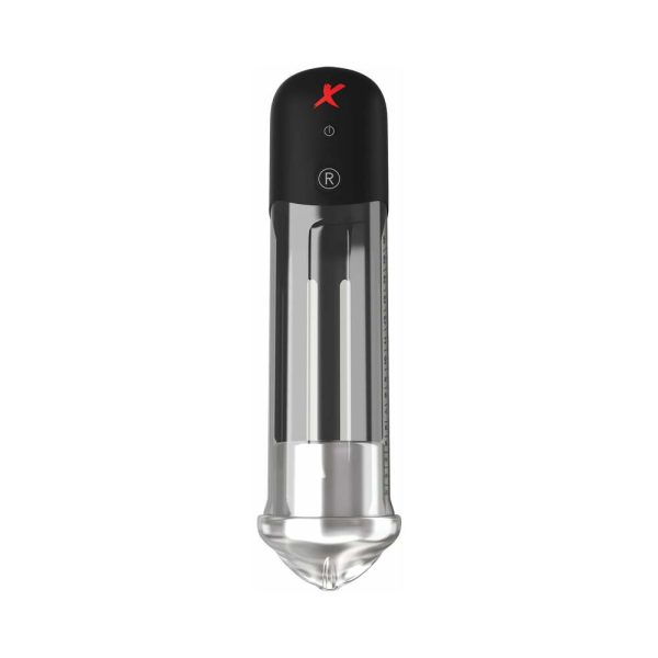 PDX Elite Blowjob Power Pump Automated Suction Clear/Black - Image 2