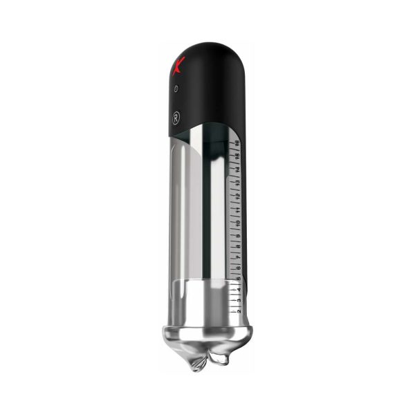 PDX Elite Blowjob Power Pump Automated Suction Clear/Black - Image 4