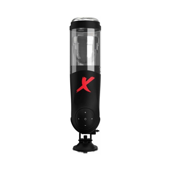PDX Elite Deluxe Mega-Bator Rotating Thrusting Masturbator Clear/Black - Image 4