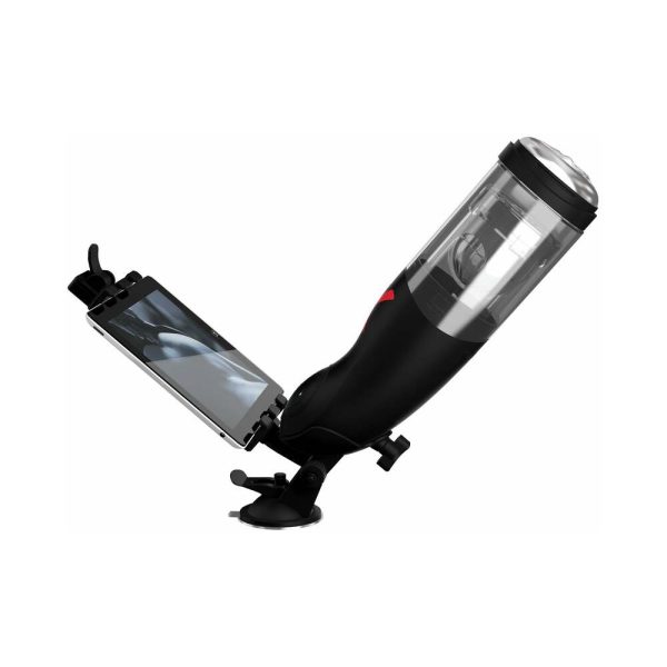 PDX Elite Deluxe Mega-Bator Rotating Thrusting Masturbator Clear/Black - Image 6