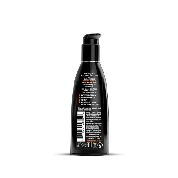 Wicked Aqua Sweet Peach Water-Based Lubricant 2 oz. - Image 2