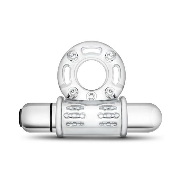 Stay Hard 10 Function Vibrating Bull Ring Clear - Image 2