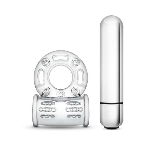 Stay Hard 10 Function Vibrating Bull Ring Clear - Image 3