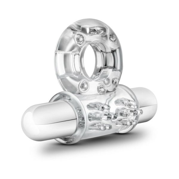 Stay Hard 10 Function Vibrating Bull Ring Clear - Image 4