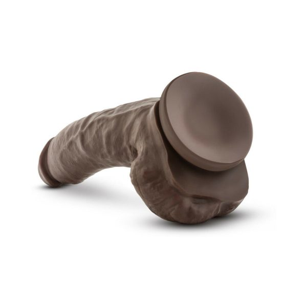 Dr. Skin Mr. Mayor Realistic 9 in. Dildo with Balls Brown - Image 5