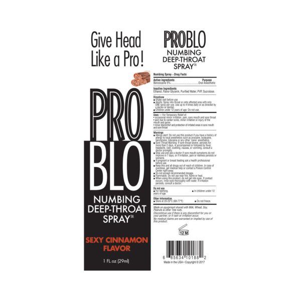 Problo Numbing Spray Cinnamon - Image 2