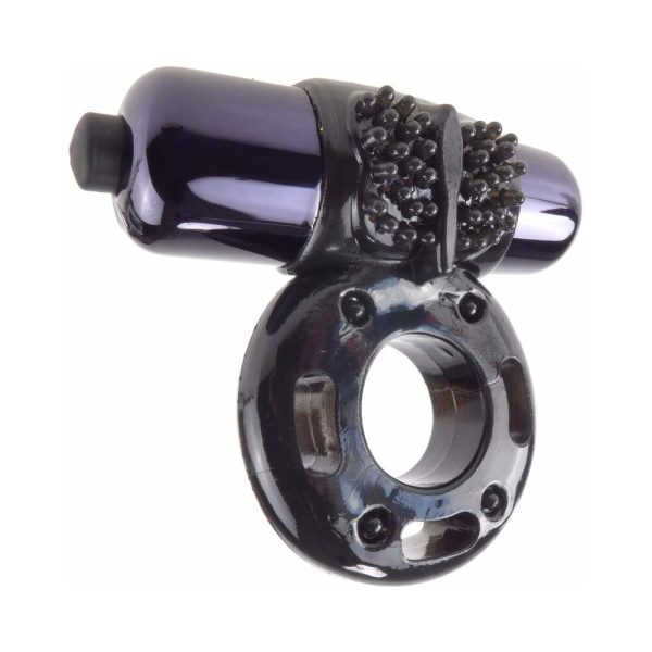 Fantasy C-Ringz Vibrating Super Ring With Bullet Black - Image 3