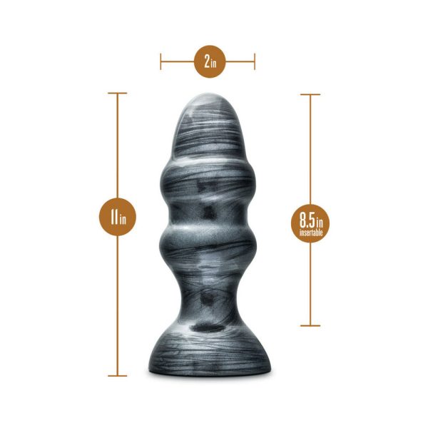 Jet Stealth 6.5 in. Anal Plug Carbon Metallic Black - Image 4