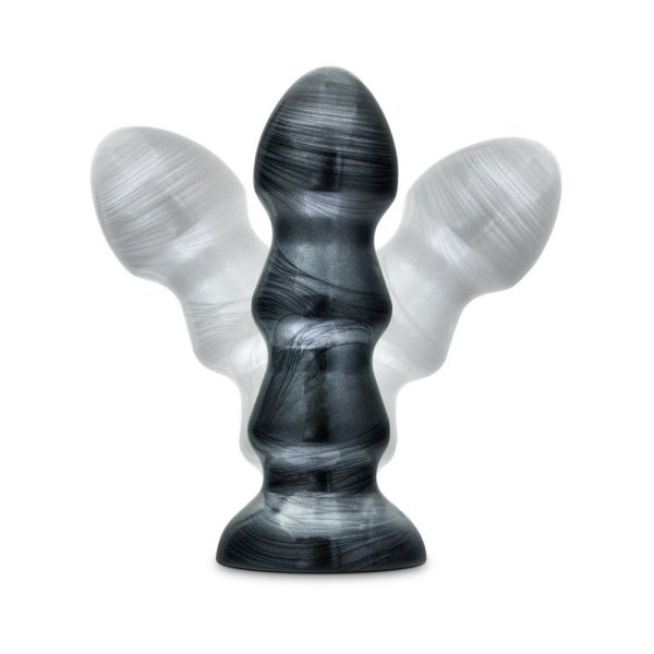 Jet Black Jack 7 in. Anal Plug Carbon Metallic Black - Image 6