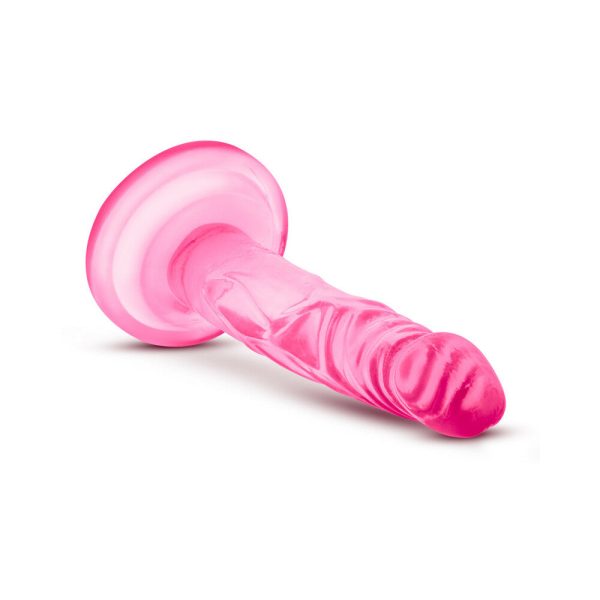 Naturally Yours 5 in. Mini Cock Realistic Dildo Pink - Image 4