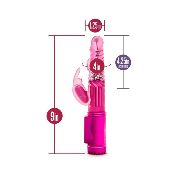 Sexy Things Romping Rabbit Dual Stimulation Vibrator Fuchsia - Image 8