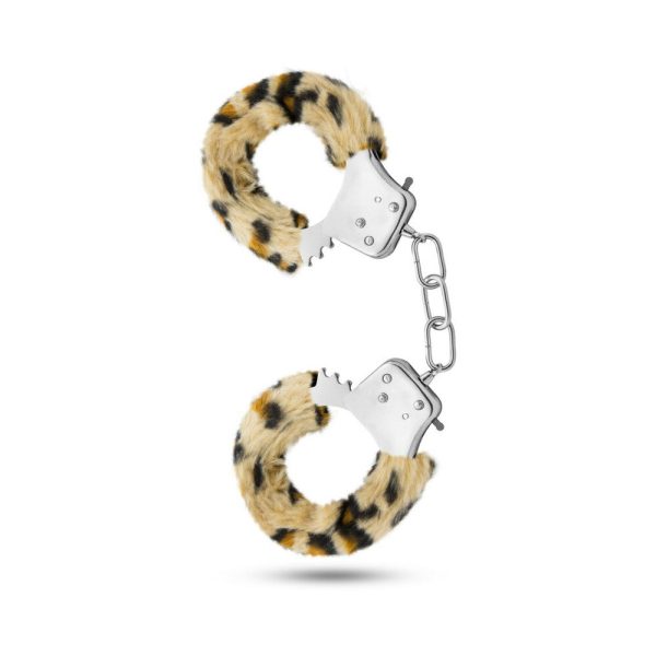 Temptasia Adjustable Faux Fur Cuffs Leopard - Image 5