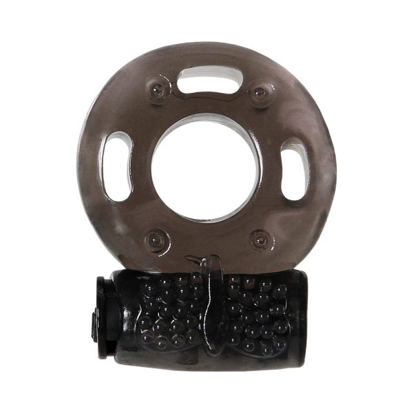 Evolved One Night Stand Ring of Fire Vibrating Cockring Smoke - Image 2