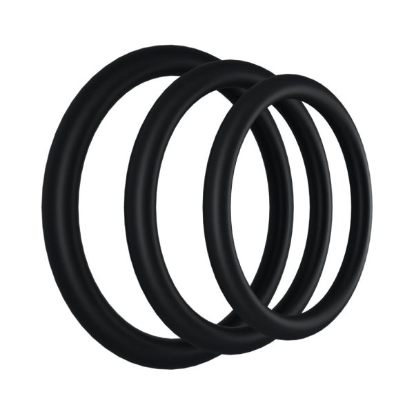 Rock Solid Tri-Pack Rubber Gasket (1.25in, 1.5in, 2in) Black - Image 3