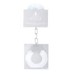 Ouch! Pleasure Furry Handcuffs With Quick-Release White
