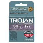 Trojan Ultra Thin Armor (Spermicidal) 3pk