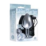 The 9''s, The Silver Starter, Bejeweled Stainless Steel Plug, Diamond