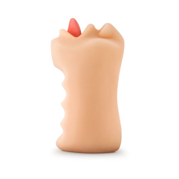 X5 Men Oral Anne Mouth Stroker Beige - Image 2