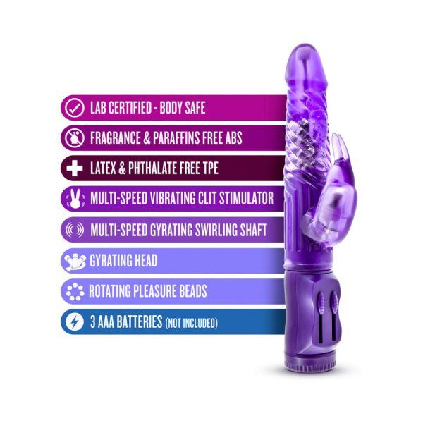 B Yours Beginner''s Bunny Rabbit Vibrator Purple - Image 6
