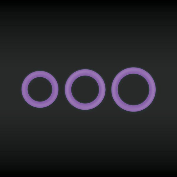 Firefly Halo Cock Ring Medium Purple - Image 3