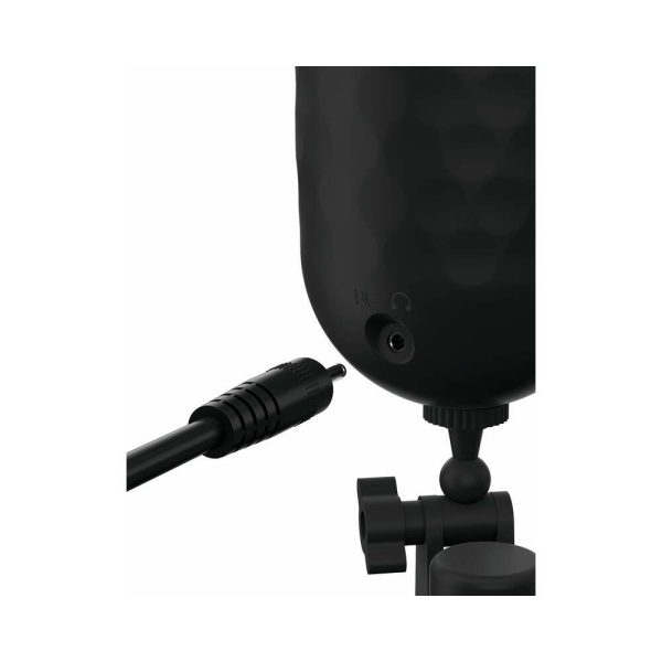 PDX Elite Vibrating Mega Milker Rechargeable Stroker With Hands-Free Suction Cup Beige/Black - Image 4