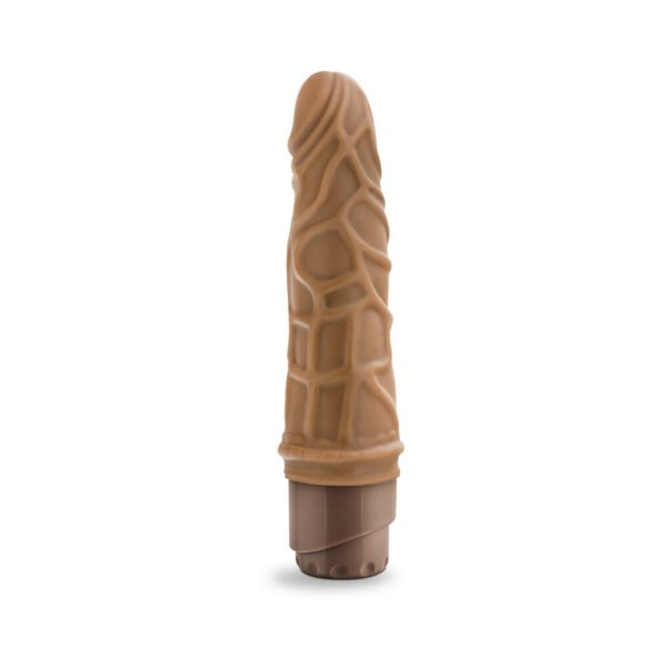 Dr. Skin Cock Vibe 3 Realistic 7.25 in. Vibrating Dildo Tan - Image 2