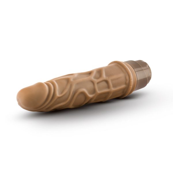 Dr. Skin Cock Vibe 3 Realistic 7.25 in. Vibrating Dildo Tan - Image 5