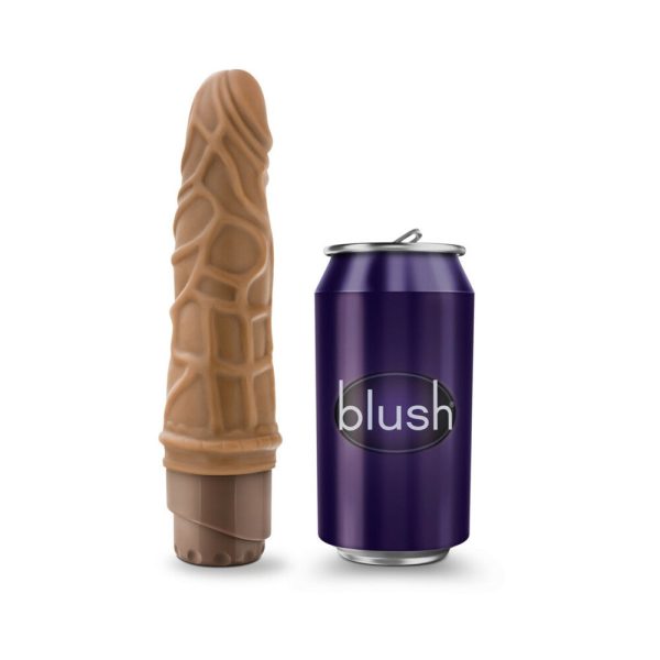 Dr. Skin Cock Vibe 3 Realistic 7.25 in. Vibrating Dildo Tan - Image 8
