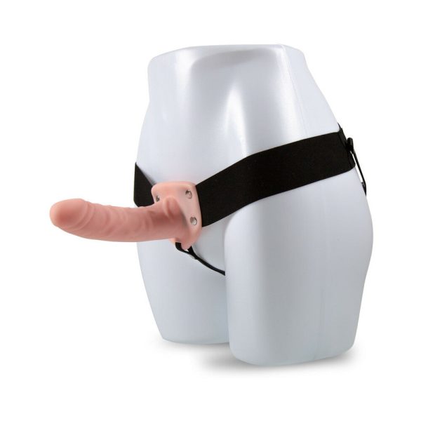 Dr. Skin 6 in. Hollow Strap-On Beige - Image 2