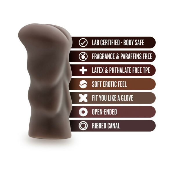 Hot Chocolate Nicole''s Rear Anal Stroker Brown - Image 6