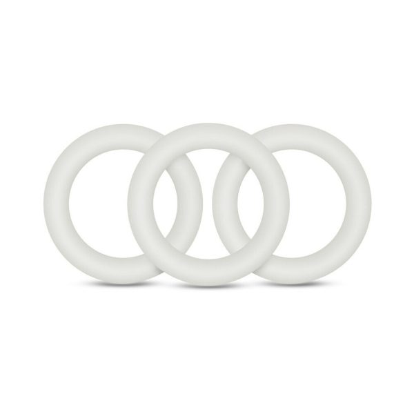 Performance VS2 Pure Premium Silicone Cockrings 3-Pack Small White - Image 2