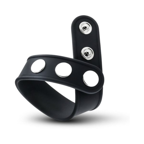 Performance VS5 Silicone 3-Snap Cock Strap Black - Image 5
