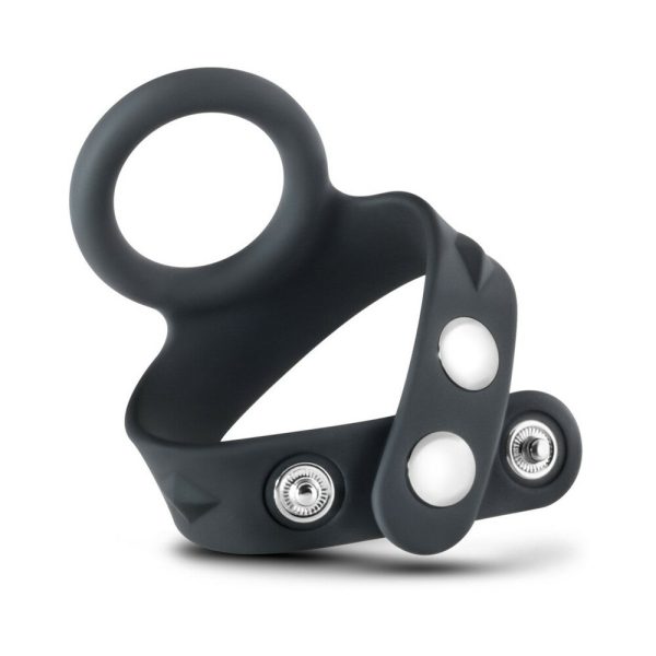 Performance VS6 Silicone Cock & Ball Strap Black - Image 2