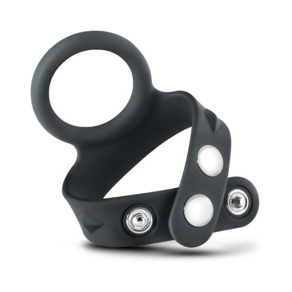 Performance VS7 Silicone Cock & Ball Strap Large Black - Image 2