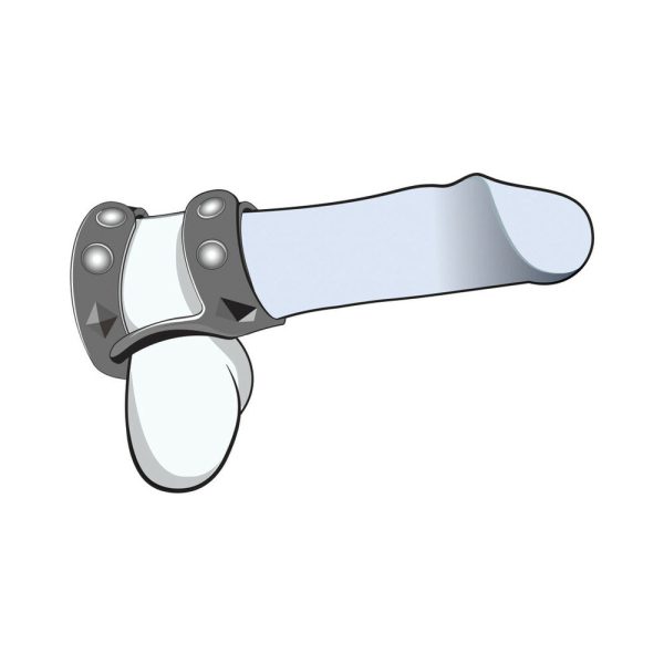 Performance VS8 Silicone Double Cock & Ball Strap Black - Image 7