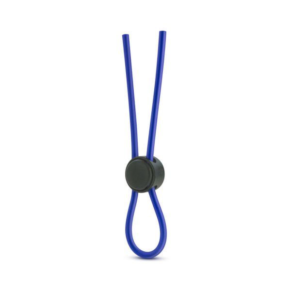 Stay Hard Silicone Loop Lasso/Bolo Cockring Blue - Image 2